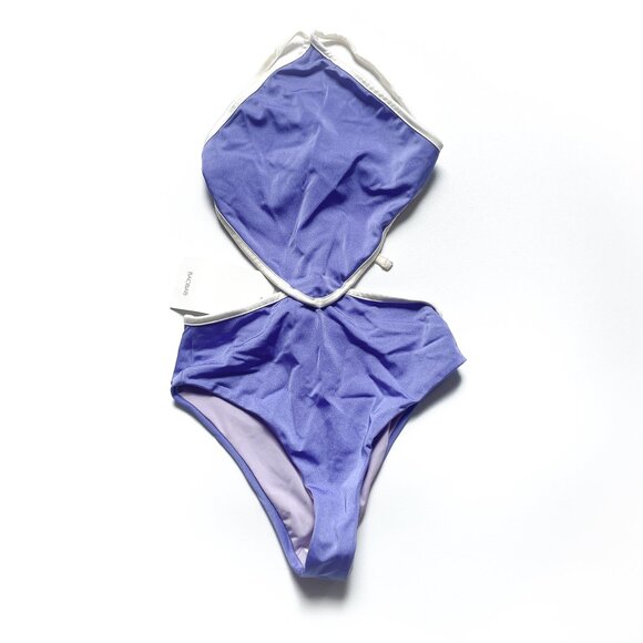 Baobab Kira One Piece Swimsuit Berry Purple One Size Medium NEW NWT - Picture 3 of 11